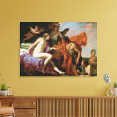 Bacchus en Ariadne (olie op het canvas) Canvas Afdruk (Insitu (Woonkamer))
