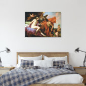 Bacchus en Ariadne (olie op het canvas) Canvas Afdruk (Insitu (Slaapkamer))
