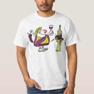 Bacchus en wijn t-shirt
