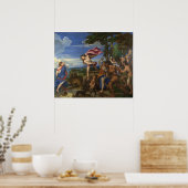 Bacchus et Ariadne par Titian - Poster (Cuisine)