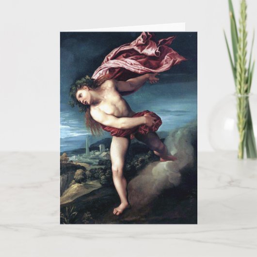 Bacchus Fine Art Greetings Card Kaart (Voorkant)
