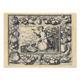 Bacchus God van wijn Foto Afdruk