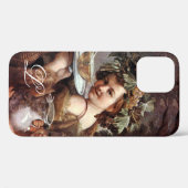 BACCHUS MET DRUIVEN EN WIJNMONOGRAM Case-Mate iPhone CASE (Achterkant (horizontaal))