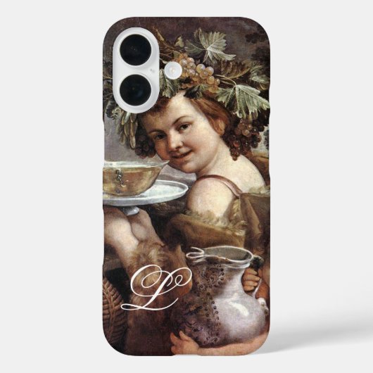 BACCHUS MET DRUIVEN EN WIJNMONOGRAM Case-Mate iPhone CASE (Achterkant)