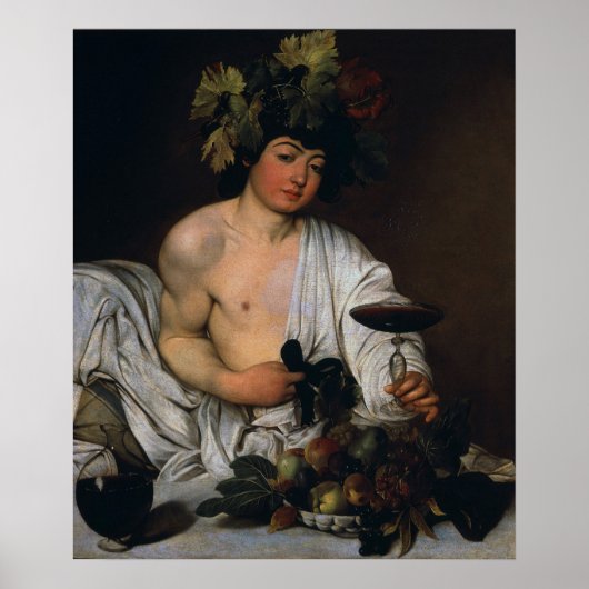 Bacchus par Caravaggio - Poster (Devant)