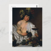 Bacchus par carte postale Caravaggio (Devant / Derrière)