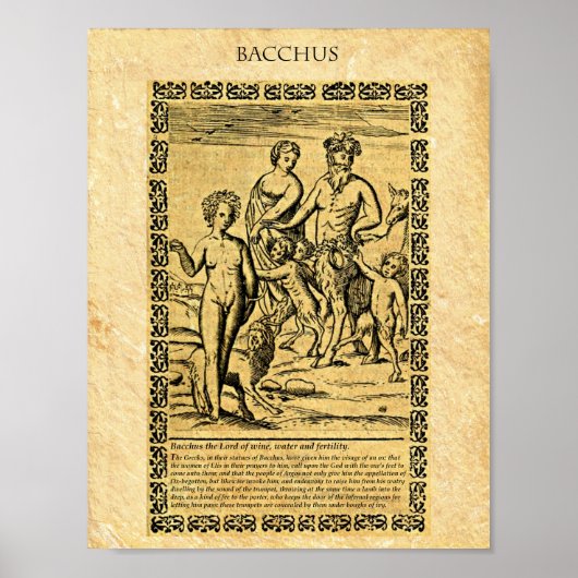 BACCHUS POSTER (Voorkant)
