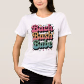Bach Bash Babe Bachelorette T-shirt – Leuke Retro (Voorkant)