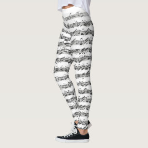 Bach Cello Suite Originele Nota Leggings
