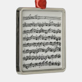 Bach Cello Suite Pendant Ornament (Rechts)