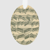 Bach Chaconne Violin Music Manuscript Ornament (achterkant)