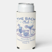 Bach Club Blue Beach Cocktail Bachelorette Party (Seltzer Voorkant)