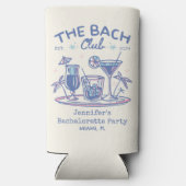 Bach Club Blue Beach Cocktail Bachelorette Party (Achterkant)