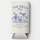 Bach Club Blue Beach Cocktail Bachelorette Party (Voorkant)