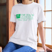 Bach Club Moderne Eenvoudige Roze & Groene Bachelo T-shirt
