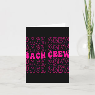 Bach Crew Bride Squad Bruidsfeest Bachelorette Ma Kaart