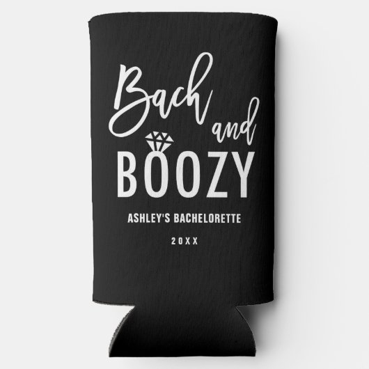 Bach en Boozy Bachelorette Bruidsfeest (Achterkant)