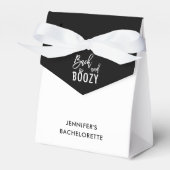Bach en Boozy Bachelorette Bruidsfeest Bedankdoosjes (Voorkant Zijde)