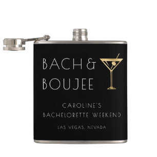 Bach en Boujee vrijgezellenfeest Heupfles