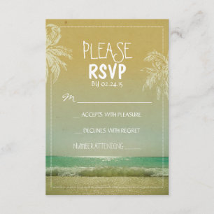 BACH en palmbruiloft RSVP