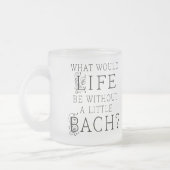 Bach Funny Gift Matglas Koffiemok (Links)