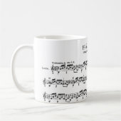 Bach Lute Prelude Coffee Mok (Links)