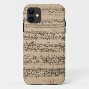 Bach Manuscript iPhone 11 Hoesje