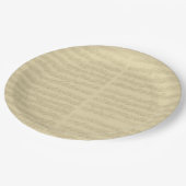 Bach Music Manuscript, 2e Suite voor Cello Solo Papieren Bordje (Gekanteld)