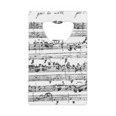 Bach-muziekflesopener Kredietkaart Flessenopener (Voorkant)