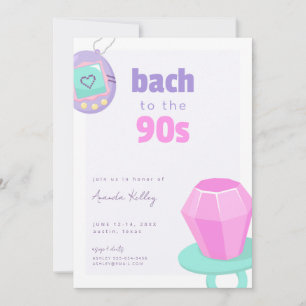 Bach naar de 90s Bachelorette Weekend Uitnodiging