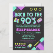 Bach naar de jaren '90 Bachelorette Weekend Kaart (Voorkant)