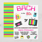 Bach naar het 80's Bachelorette Party Kaart (Voorkant / Achterkant)