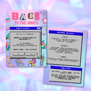 Bach naar het Y2K vrijgezellenweekend van 2000 Kaart