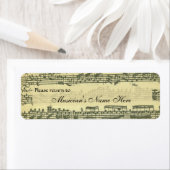 Bach Partita, Étiquette de propriétés (En situation)