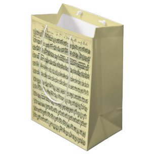 Bach Partita Music Manuscript for Violin Solo Medium Cadeauzakje