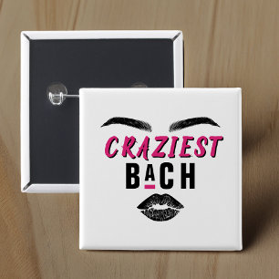 Bach Persoonlijkheidstype Gezicht Bachelorette Fee Vierkante Button 5,1 Cm
