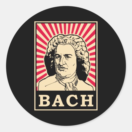 Bach Ronde Sticker (Voorkant)