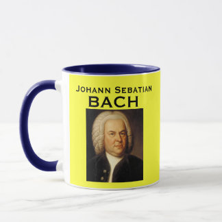 Bach, tasse de portrait de Johann SebastiAn