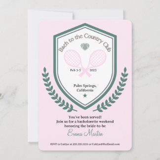Bach to the Country Club Invitation