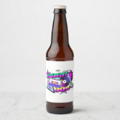 Bach tot de jaren '90 bier etiket (Voorkant)