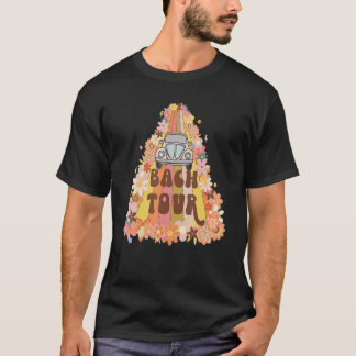 Bach Tour Retro 60s 70s Thema Bruidsmeisje Bachelo T-shirt