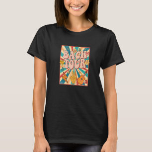 Bach Tour Retro 60s 70s Thema Bruidsmeisje Bachelo T-shirt