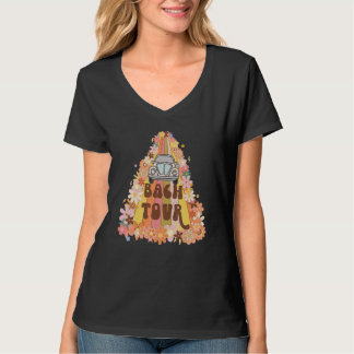Bach Tour Retro 60s 70s Thema Bruidsmeisje Bachelo T-shirt