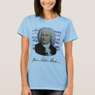 Bach-uitvinding en -handtekening t-shirt