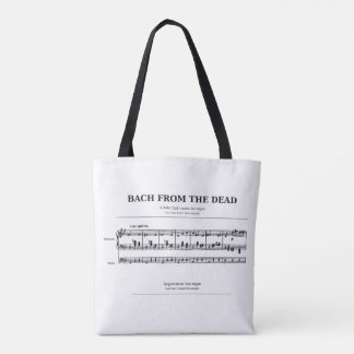 Bach van de dode organist muziek tas