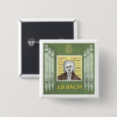 BACH VIERKANTE BUTTON 5,1 CM (Voorkant /achterkant)