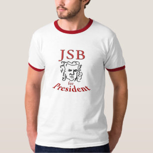 Bach voor President beller T-shirt