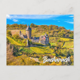 Bacharach, aan de Rijn, Duitsland Briefkaart