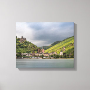 Bacharach am Rhein - Duitsland Canvas Afdruk