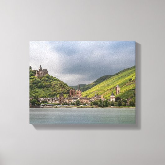 Bacharach am Rhein - Duitsland Canvas Afdruk (Voorkant)